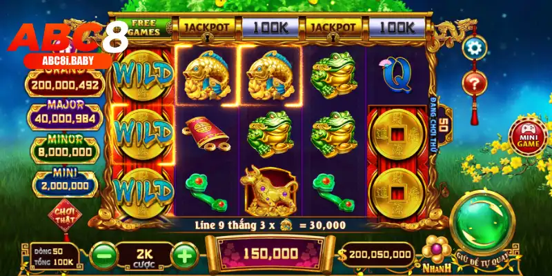 Biểu tượng Wild giúp mở rộng vòng quay